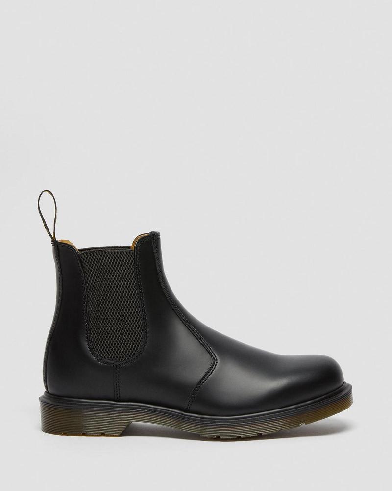 Dr Martens 2976 Smooth Lær Chelsea Støvler Herre Svarte | Norge 318UZG